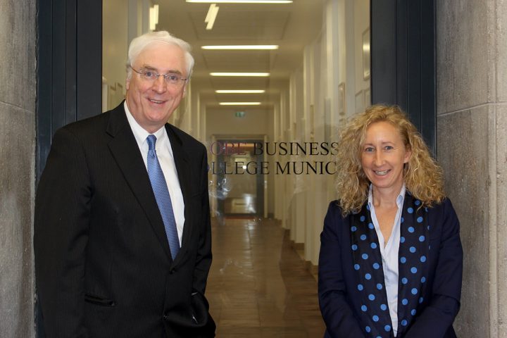 Former Irish Ambassador Michael Collins and Dr Susan Walsh