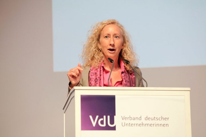Susan Walsh speaking at VDU Conference