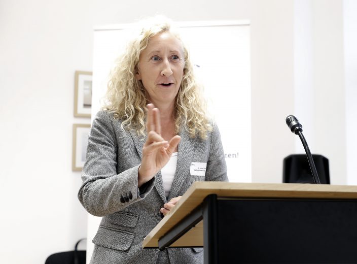 Susan speaking at SOVIS Event, 2019
